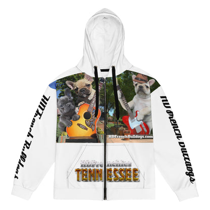 HDFrenchie Unisex zip hoodie
